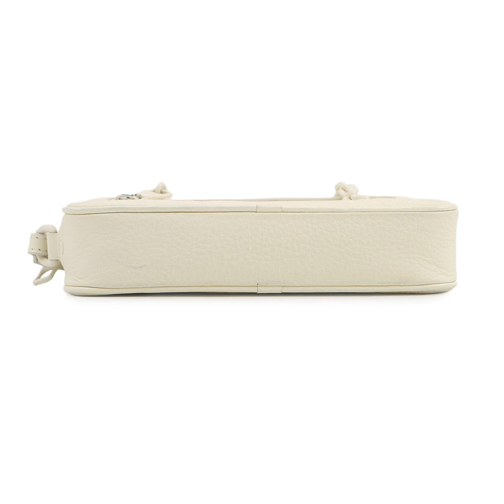 LOUIS VUITTON Pochette Volga WhiteM53551 Monogram Empreinte Leather