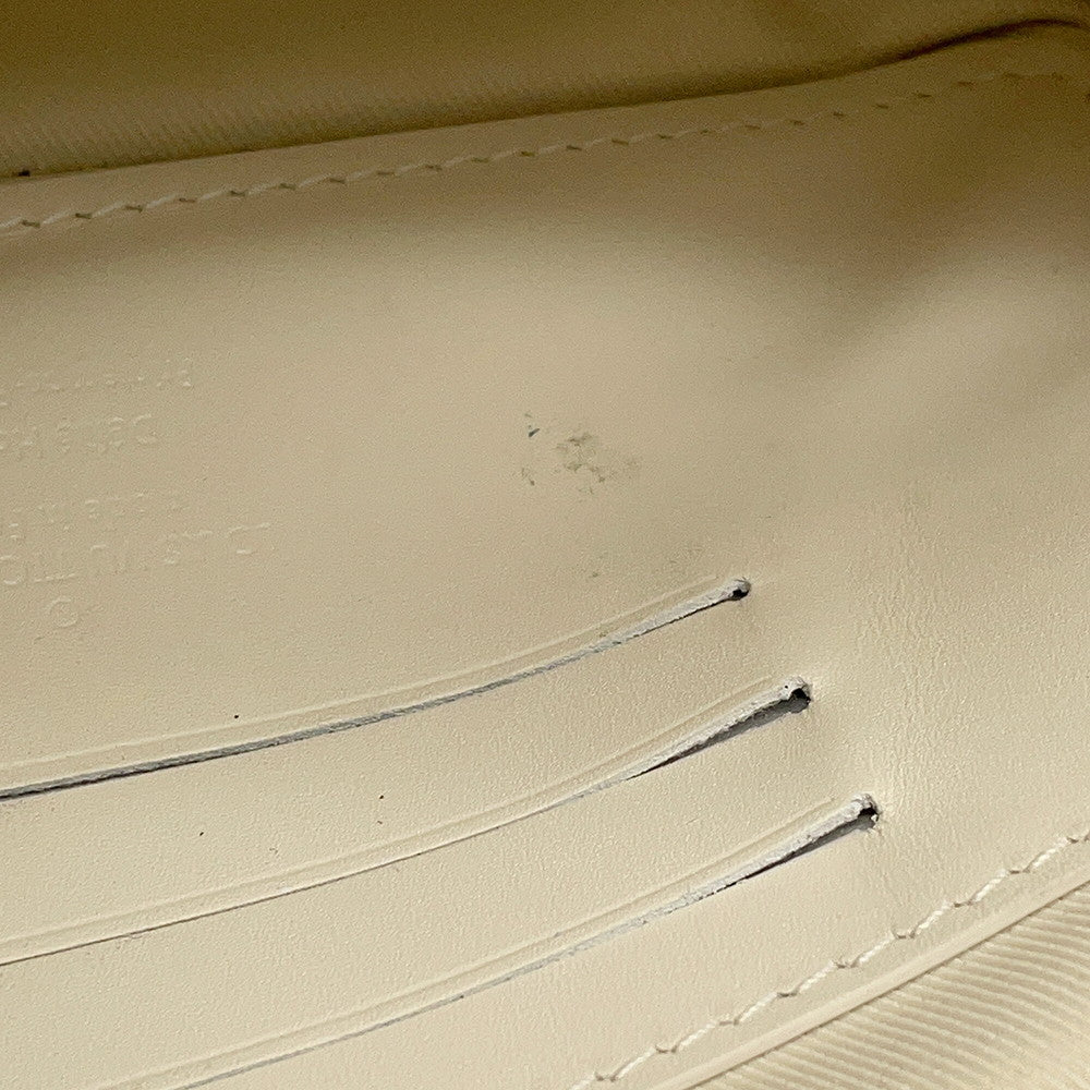 LOUIS VUITTON Pochette Volga WhiteM53551 Monogram Empreinte Leather