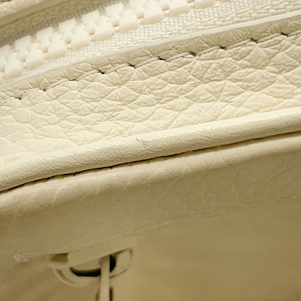 LOUIS VUITTON Pochette Volga WhiteM53551 Monogram Empreinte Leather