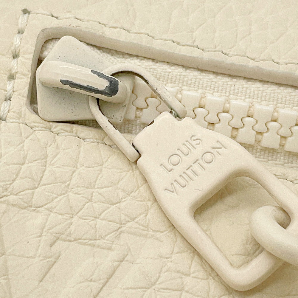 LOUIS VUITTON Pochette Volga WhiteM53551 Monogram Empreinte Leather
