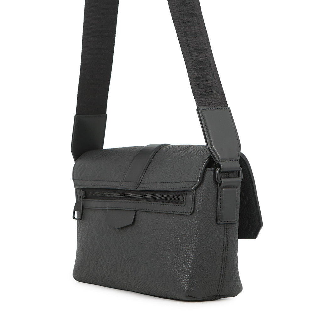 LOUIS VUITTON S Cape Messenger NoirM23741 Monogram・Taurillon
