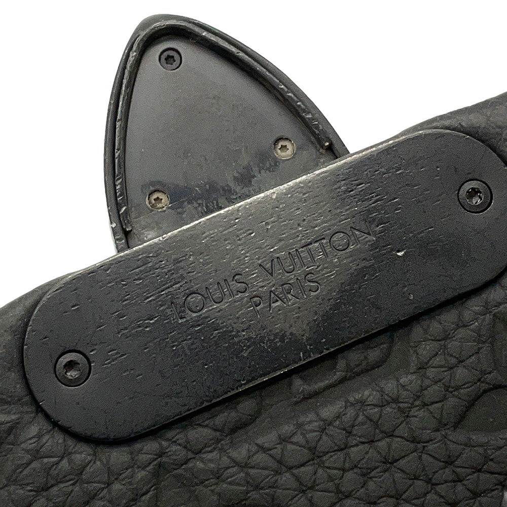 LOUIS VUITTON S Cape Messenger NoirM23741 Monogram・Taurillon