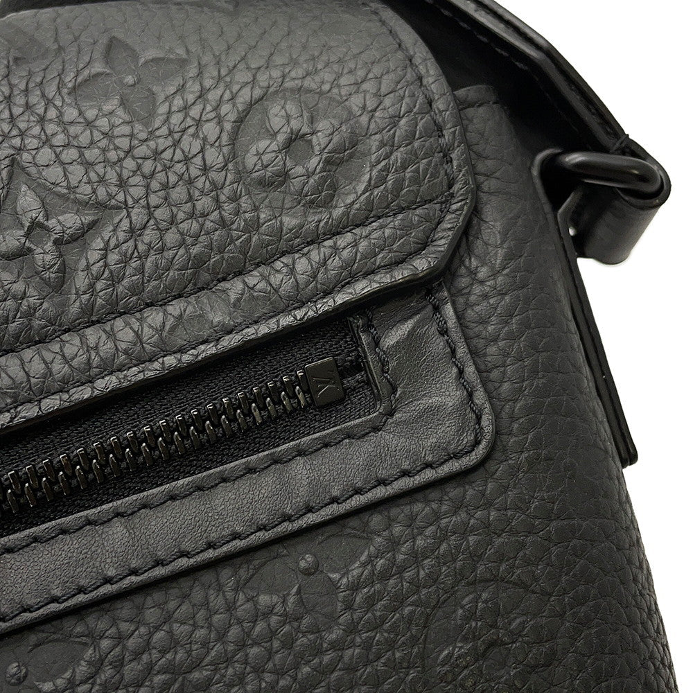 LOUIS VUITTON S Cape Messenger NoirM23741 Monogram・Taurillon