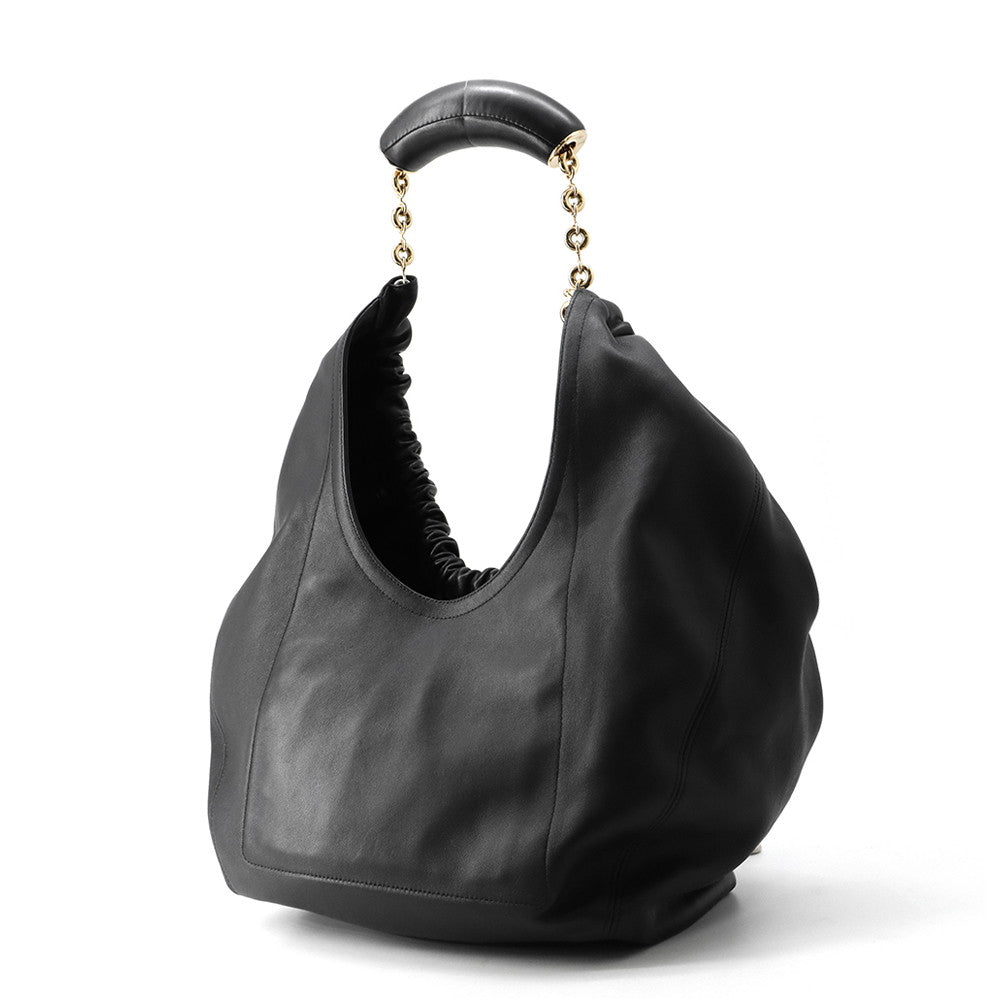 LOEWE Squeeze Bag BlackA914Q37X01 Leather Size Medium