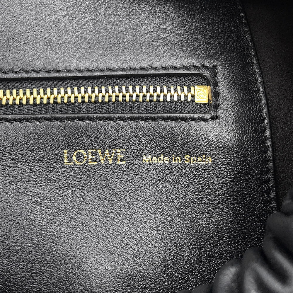 LOEWE Squeeze Bag BlackA914Q37X01 Leather Size Medium