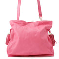 LOEWE Flamenco Shoulder Bag Pink Leather