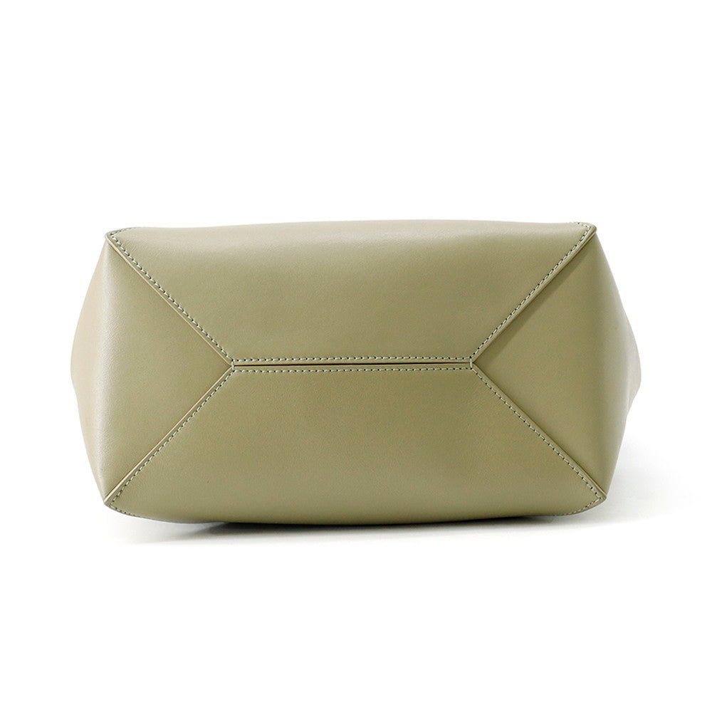 LOEWE Puzzle Fold Tote Bag Moss GreenA657G50X01 Leather