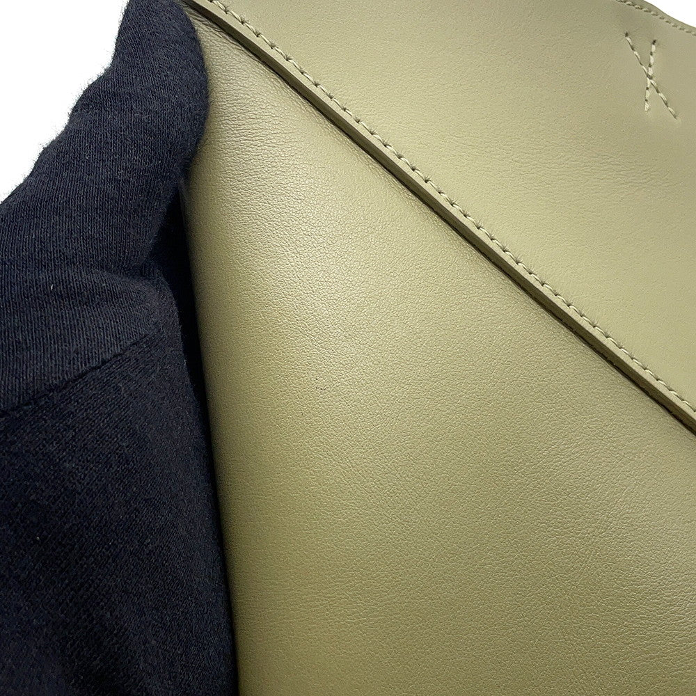 LOEWE Puzzle Fold Tote Bag Moss GreenA657G50X01 Leather