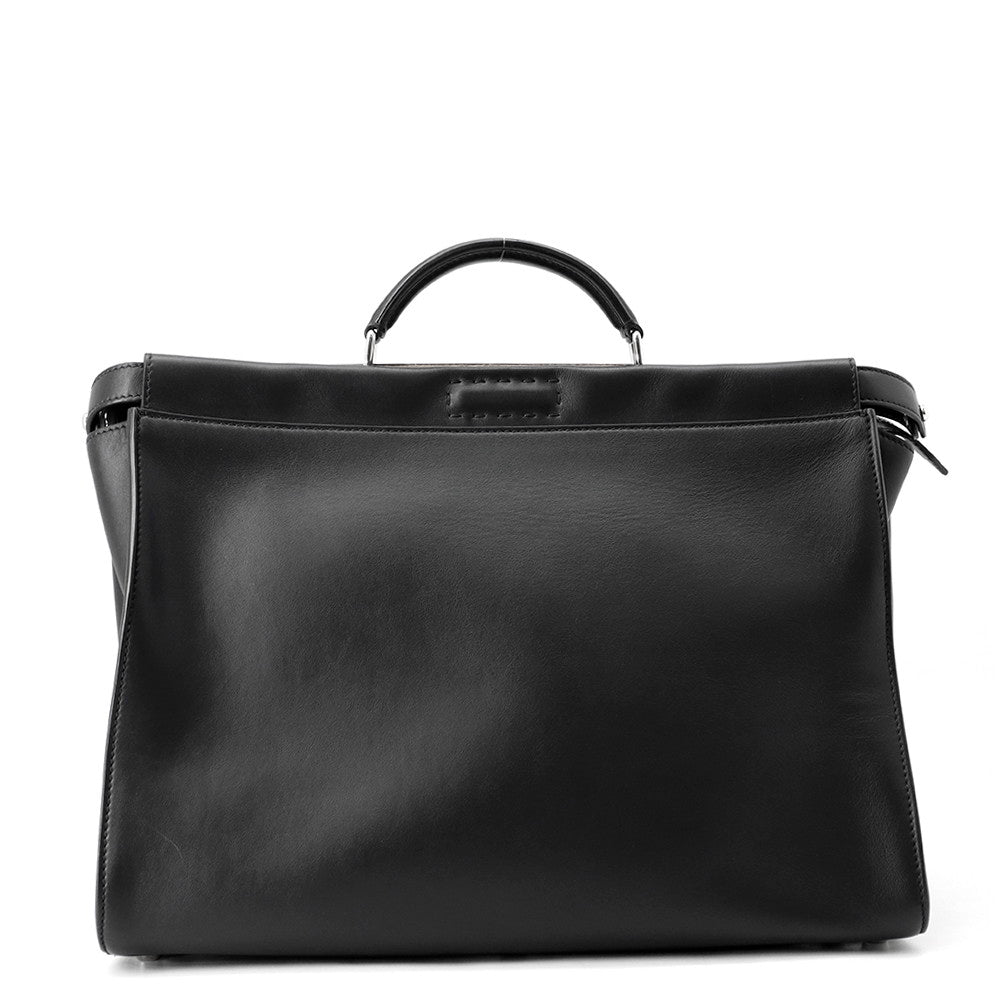 FENDI Peekaboo Black7VA388 Leather
