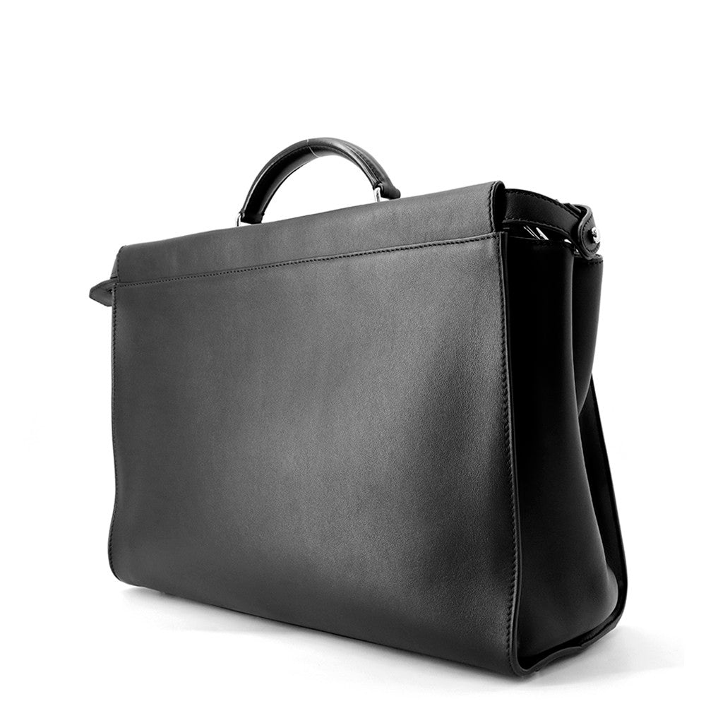 FENDI Peekaboo Black7VA388 Leather