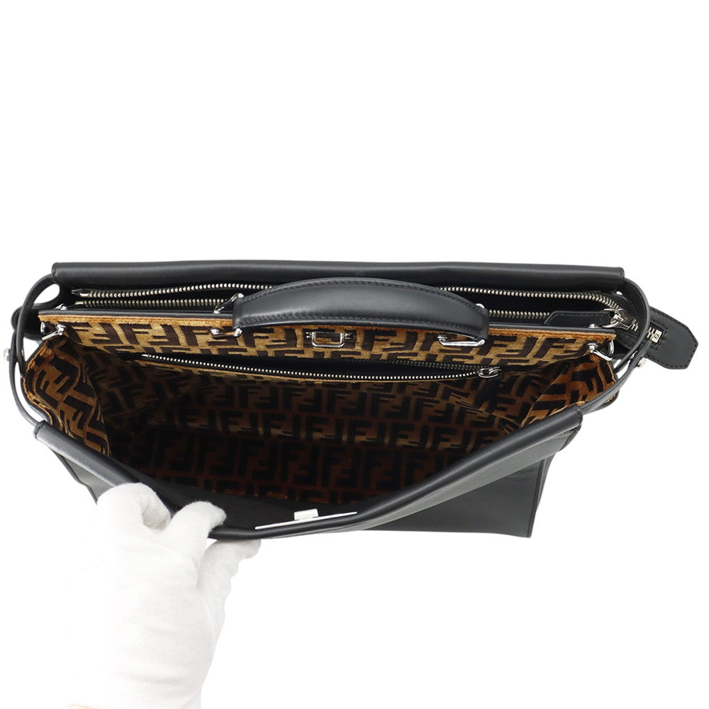 FENDI Peekaboo Black7VA388 Leather
