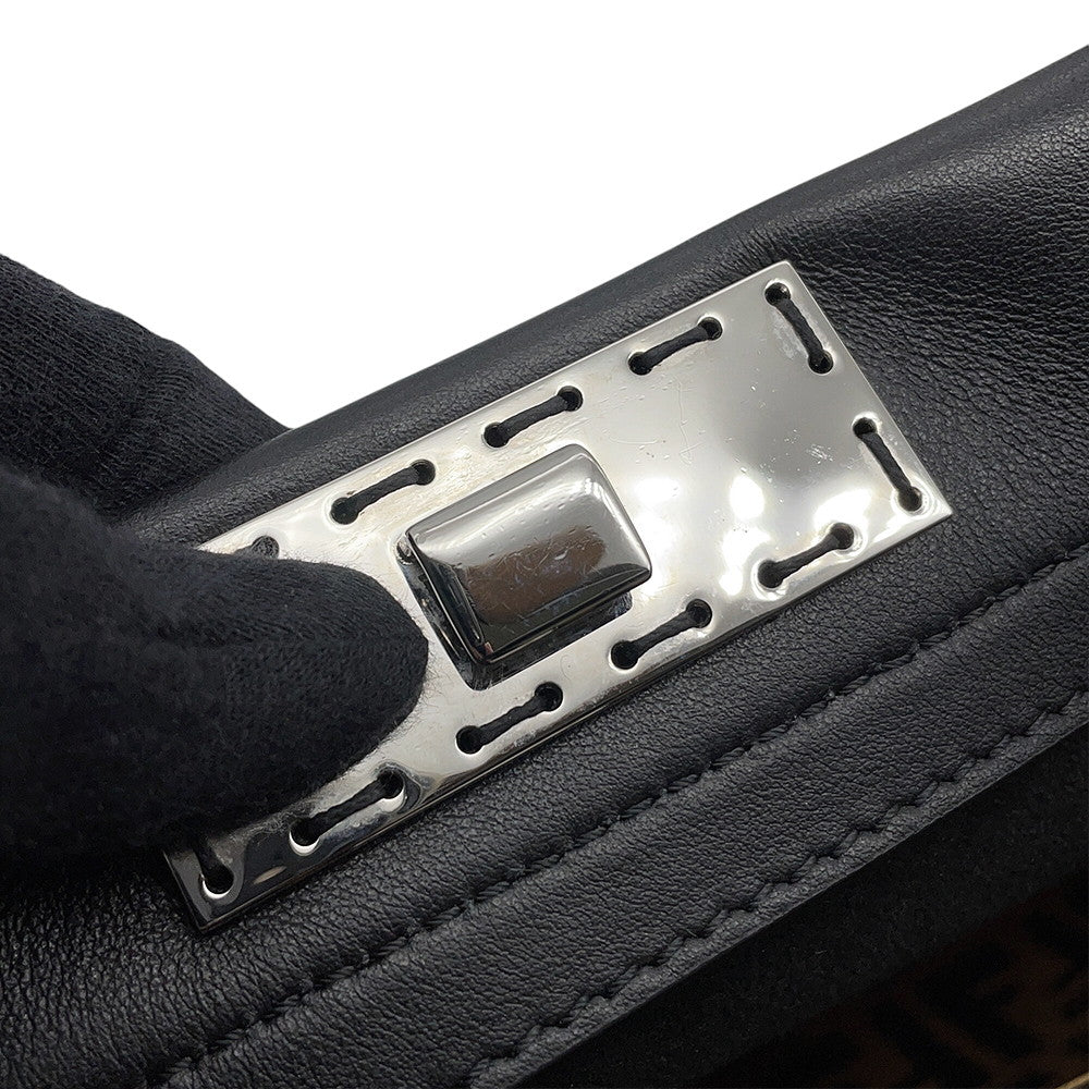 FENDI Peekaboo Black7VA388 Leather