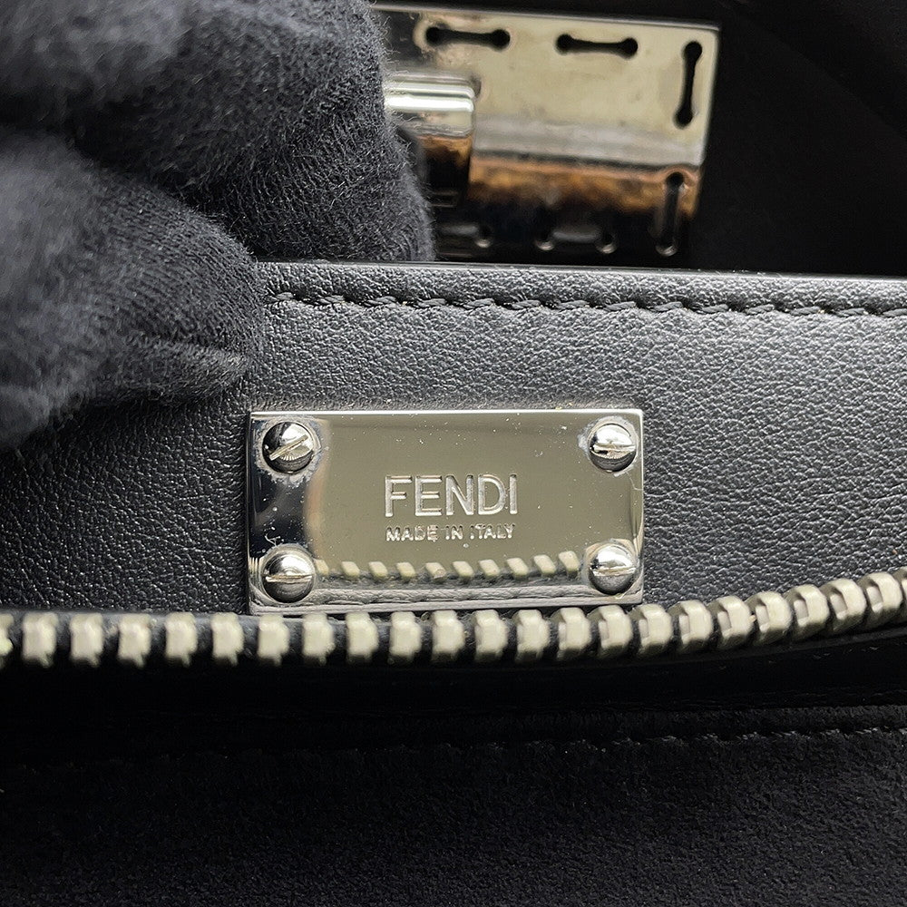 FENDI Peekaboo Black7VA388 Leather