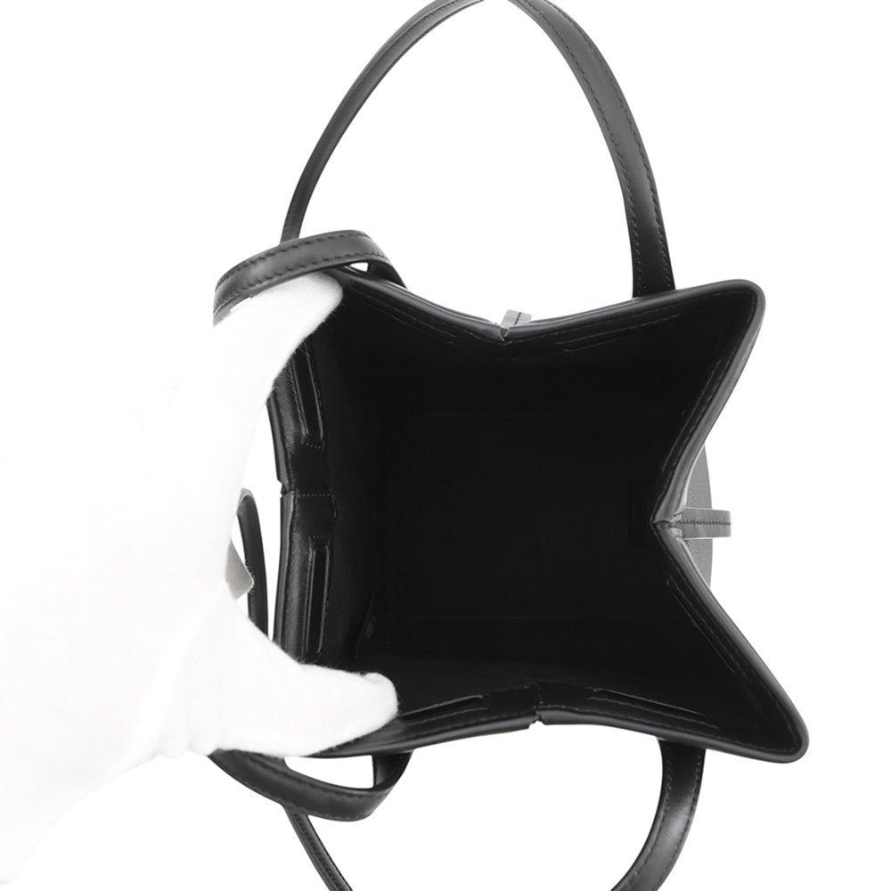 FENDI Origami Shoulder Bag Black8BS083 Leather Size Mini