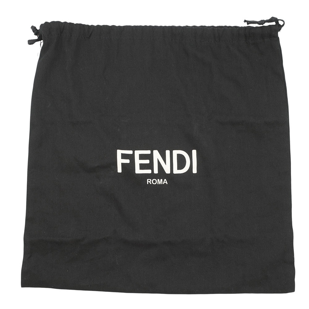 FENDI Origami Shoulder Bag Black8BS083 Leather Size Mini