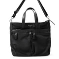 PRADA 2way Tote Bag Black2VG860 Nylon Leather