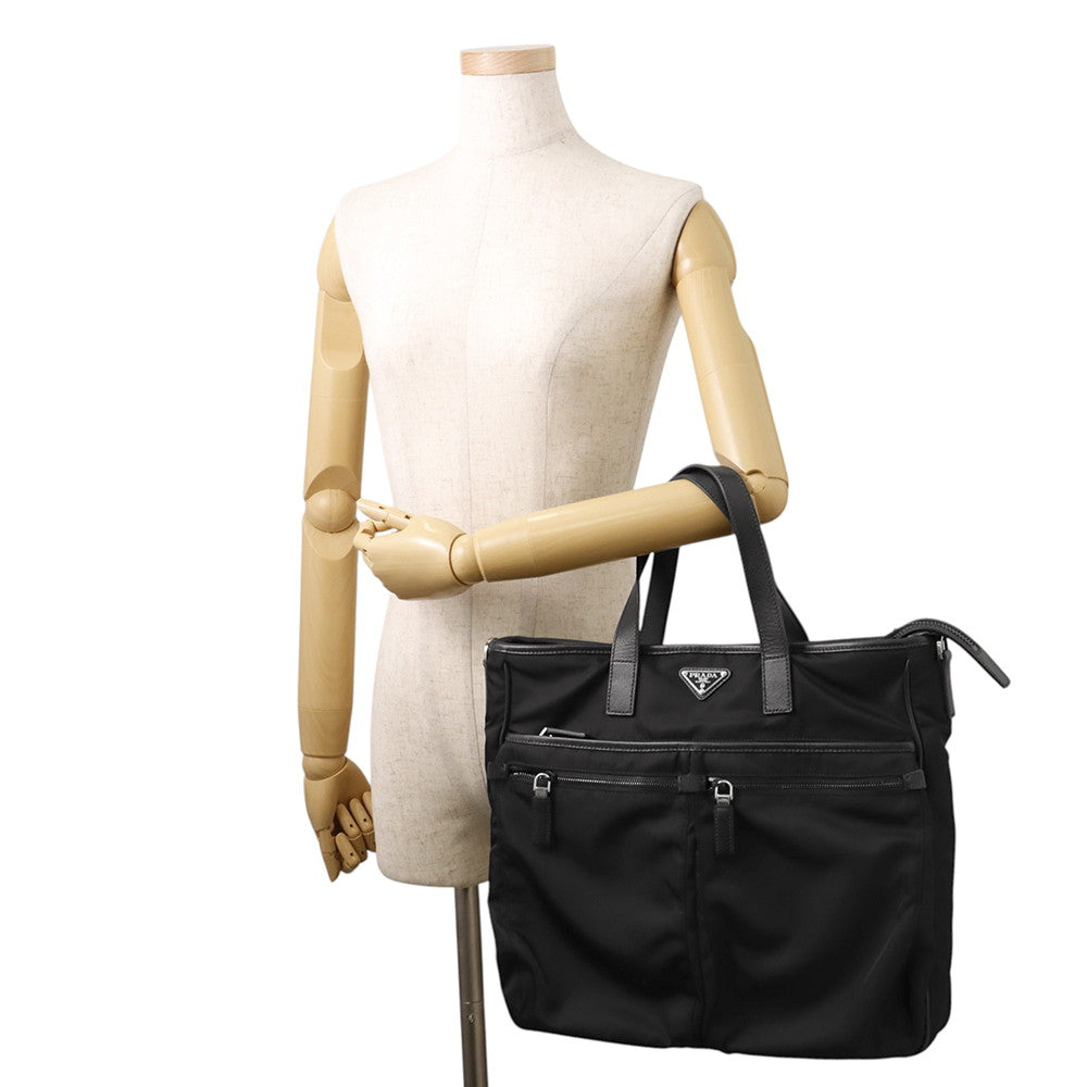 PRADA 2way Tote Bag Black2VG860 Nylon Leather
