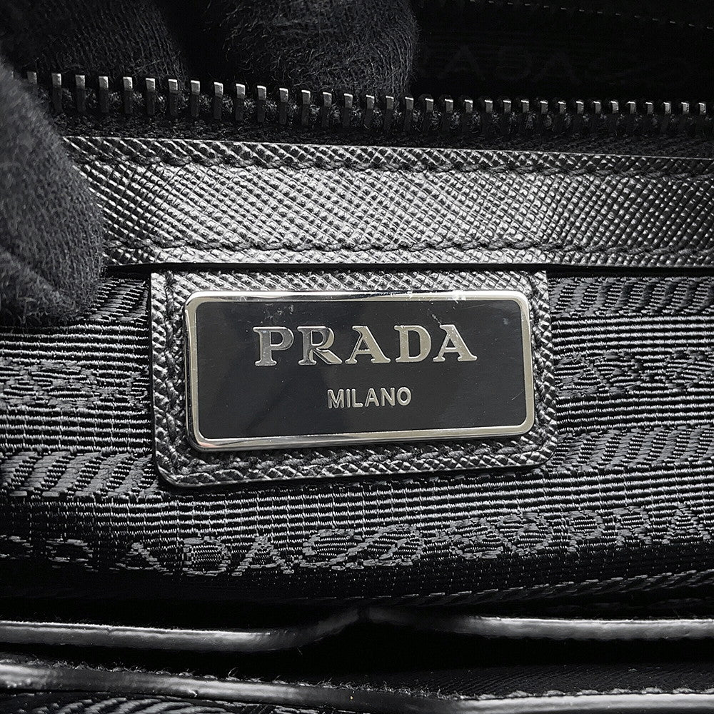 PRADA 2way Tote Bag Black2VG860 Nylon Leather