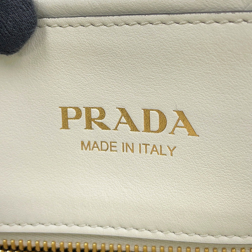 PRADA Symbol Top Titch 2-way Bag White1BA379_ASK_F0009 Leather Size Small