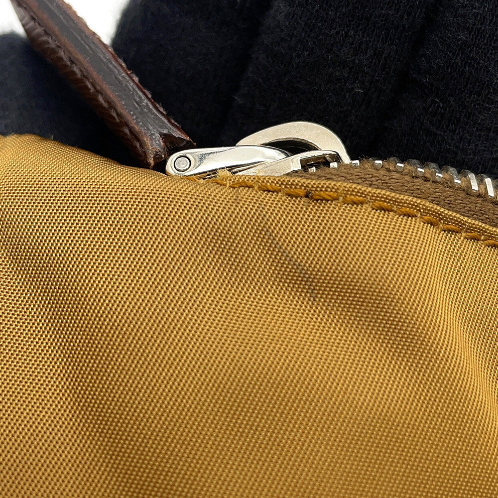 PRADA Logo Crossbody Bag BrownVA0056 Nylon