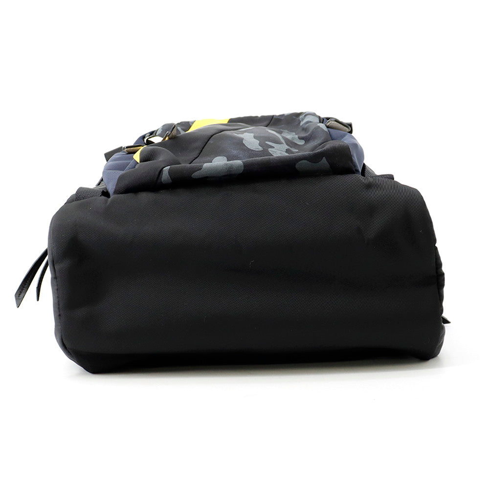 PRADA Camouflage Backpack Navy/Yellow/Black Nylon