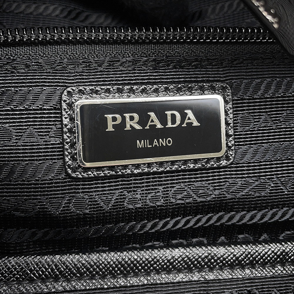 PRADA Camouflage Backpack Navy/Yellow/Black Nylon
