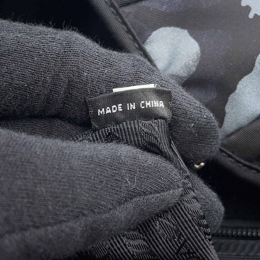 PRADA Camouflage Backpack Navy/Yellow/Black Nylon