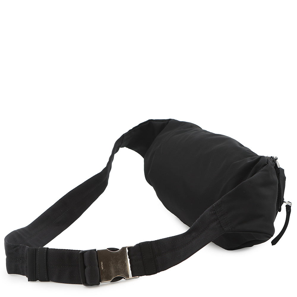 PRADA Triangle Logo Crossbody Bag Black2VL005_2A6D_F0002 Nylon