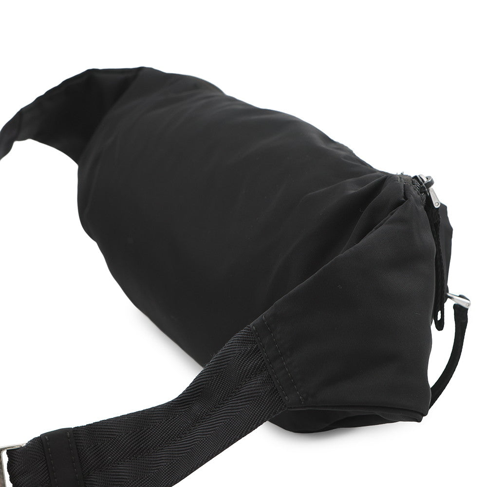 PRADA Triangle Logo Crossbody Bag Black2VL005_2A6D_F0002 Nylon