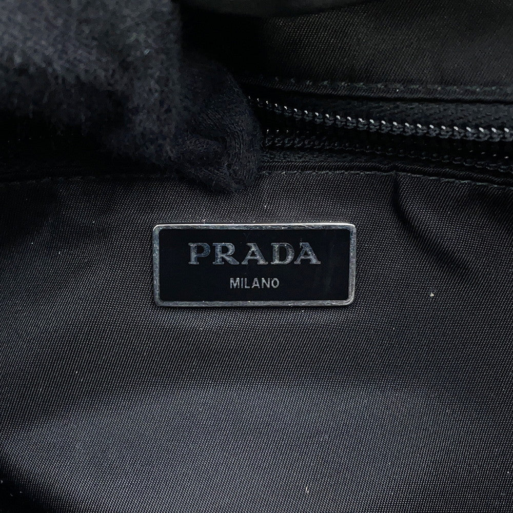 PRADA Triangle Logo Crossbody Bag Black2VL005_2A6D_F0002 Nylon