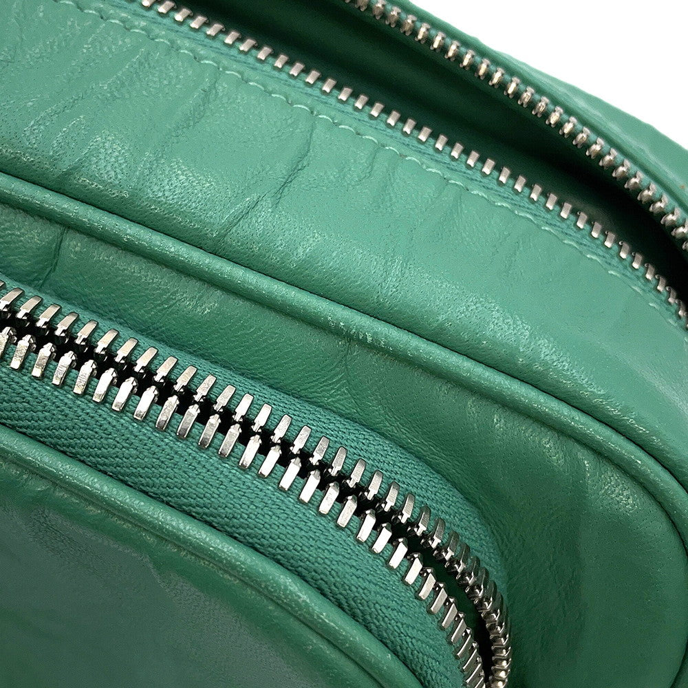 PRADA Nappa Antique Shoulder Green1BH198_UVL_F0092 Leather