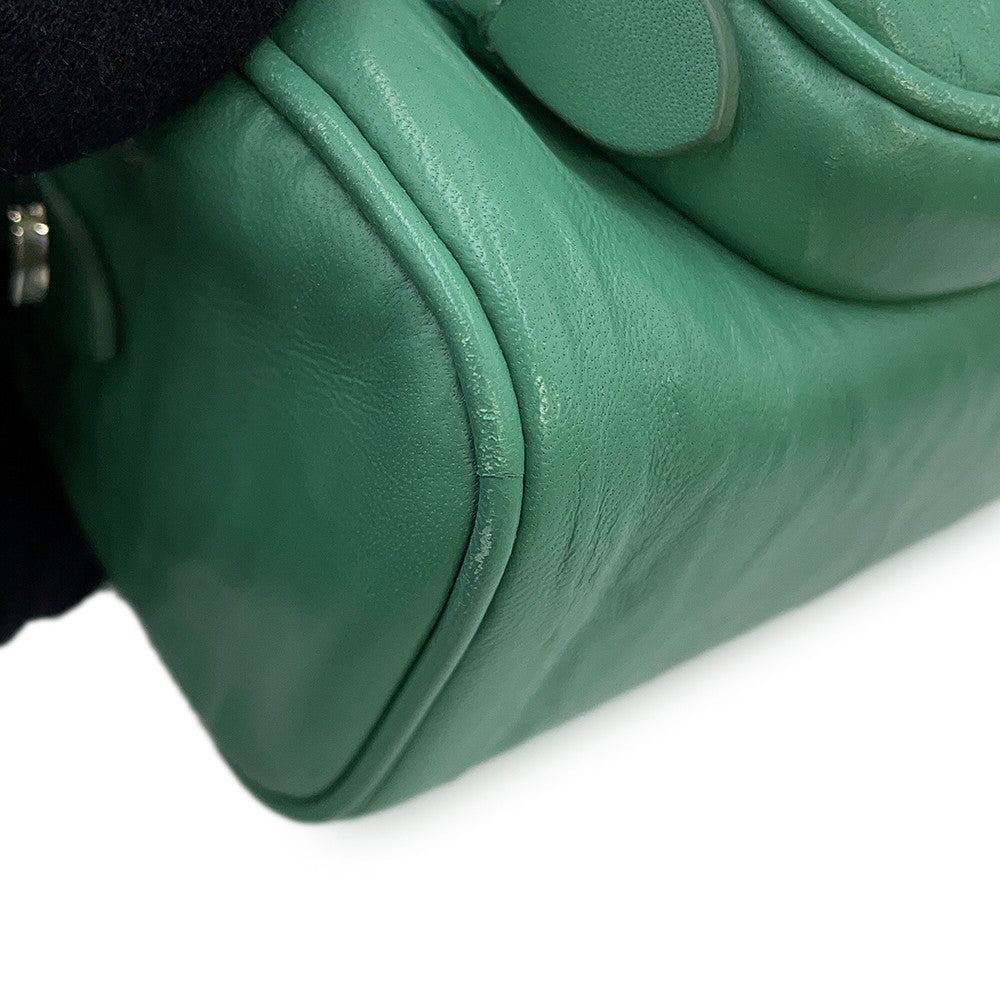 PRADA Nappa Antique Shoulder Green1BH198_UVL_F0092 Leather