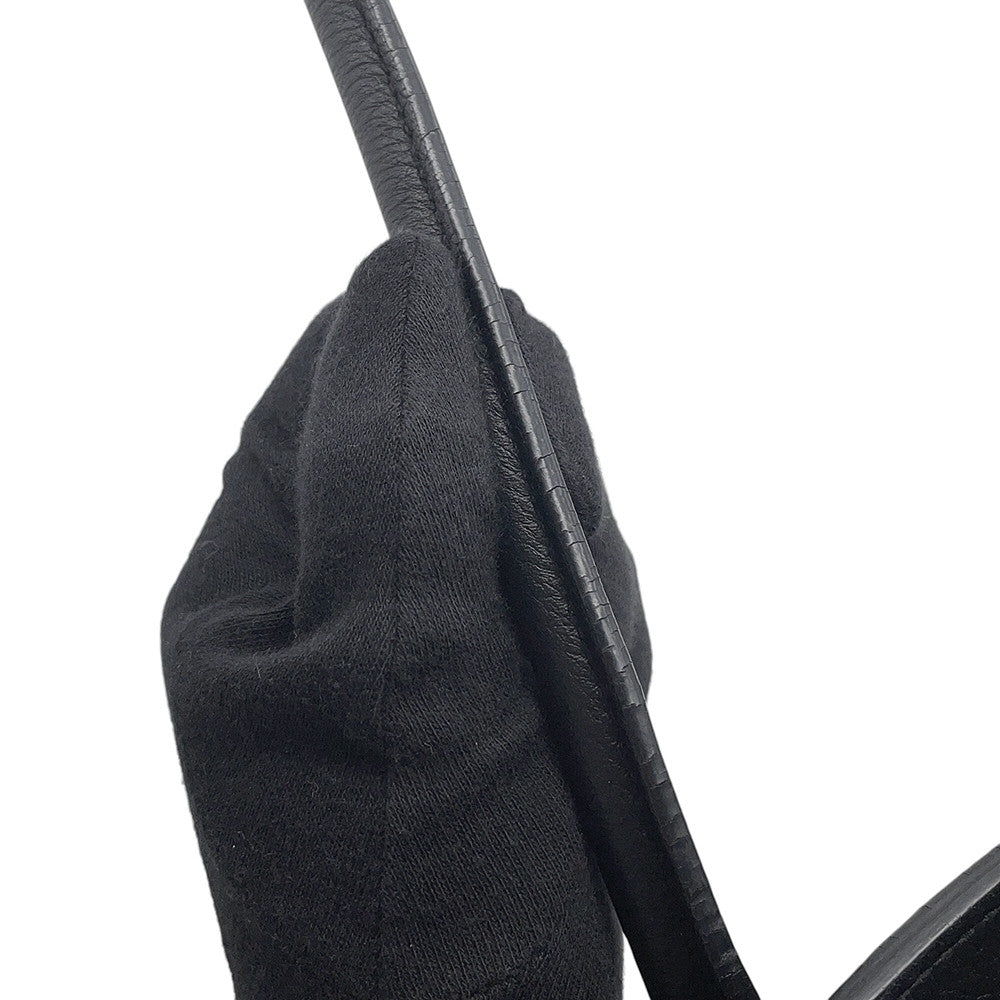 PRADA Logo Tote Bag Black1BG517 Leather