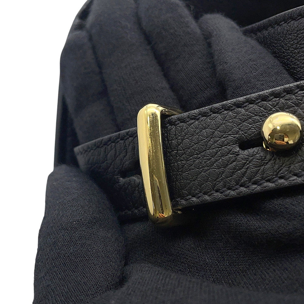 PRADA Logo Tote Bag Black1BG517 Leather