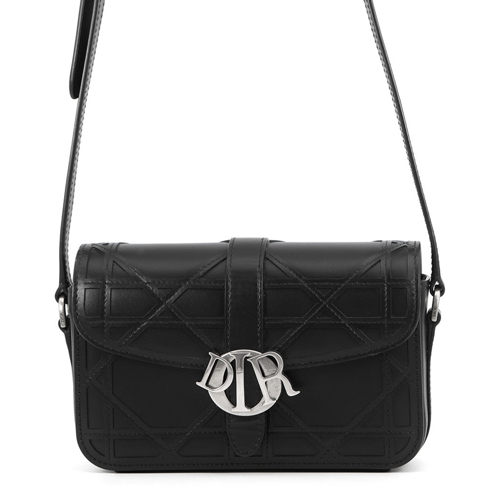 Dior Dior Bag Charm Cannage Cosmo Shoulder Bag Black2CMWS016VZC_H00N Leather Size Mini