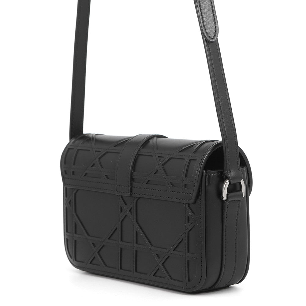 Dior Dior Bag Charm Cannage Cosmo Shoulder Bag Black2CMWS016VZC_H00N Leather Size Mini