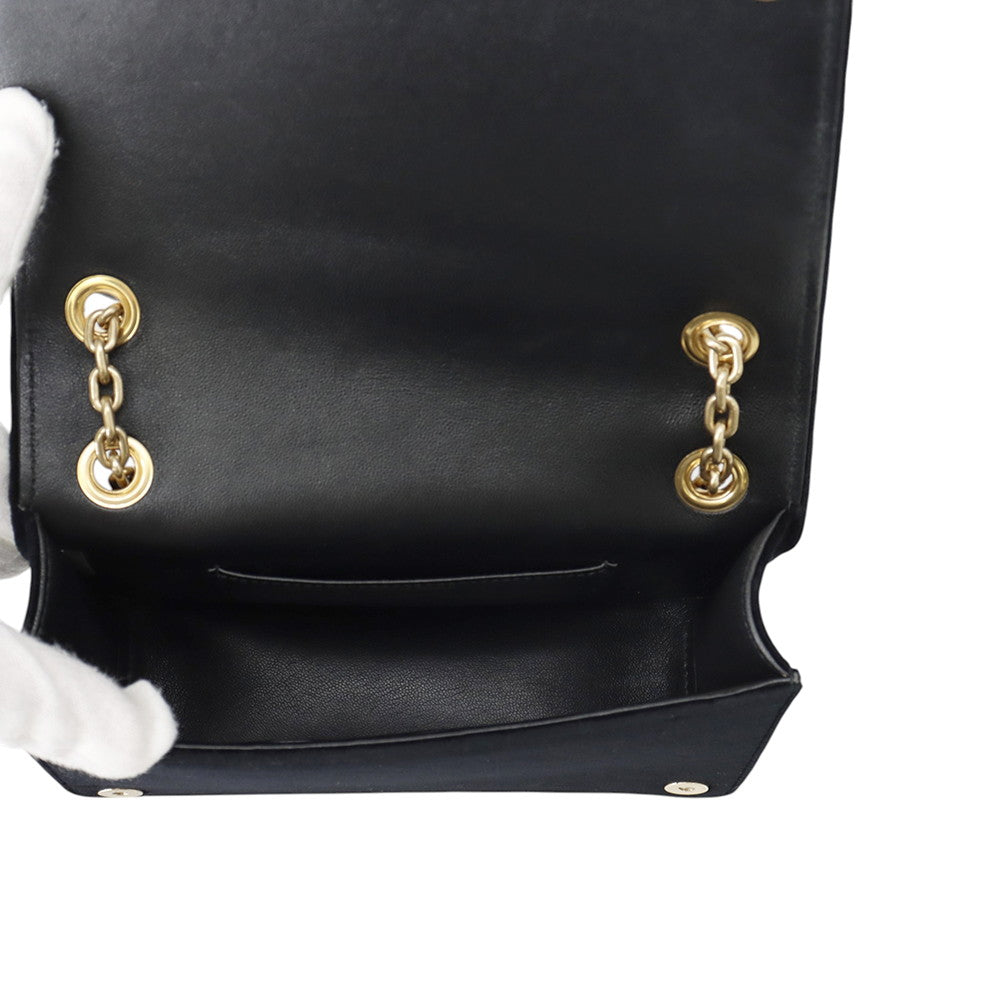 MIUMIU Chain Shoulder Bag Black5BP065 Velour