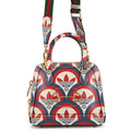 GUCCI Adidas collaboration Horsebit 2-way bag Red/White/Blue677212 Leather Size Mini