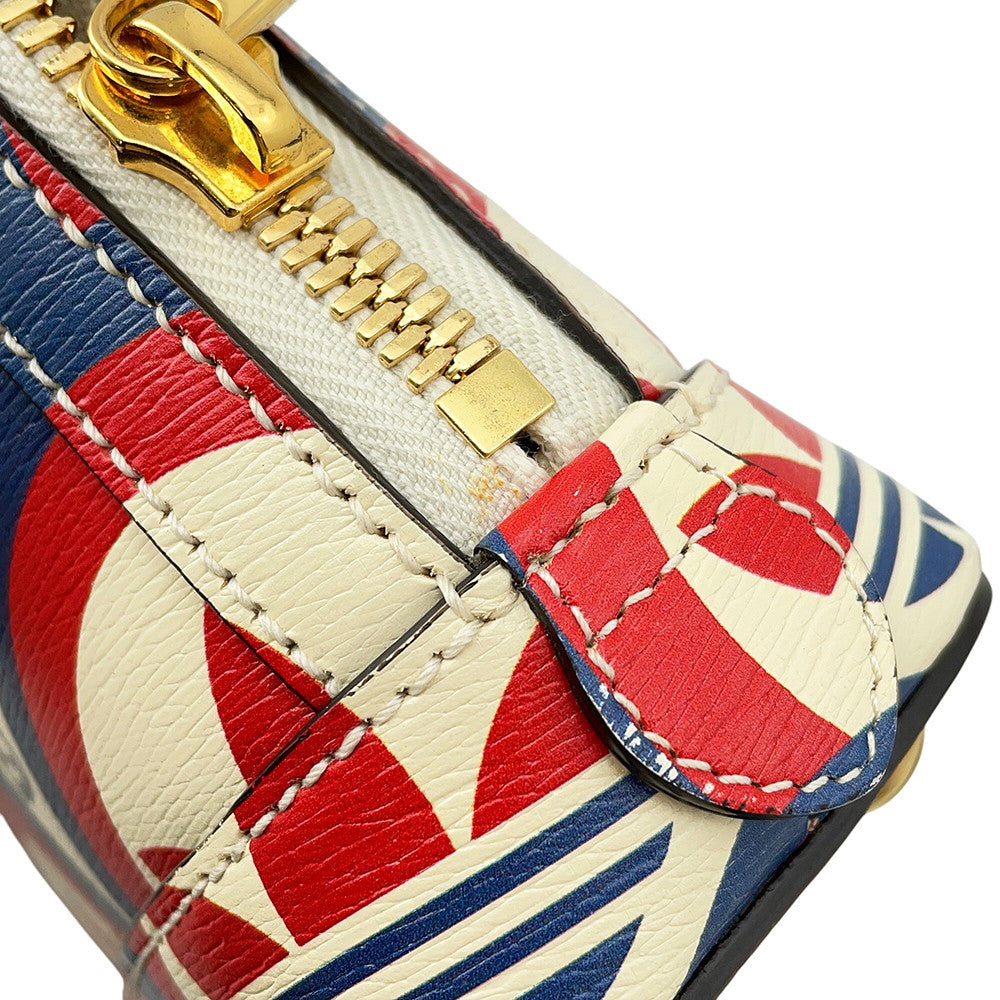 GUCCI Adidas collaboration Horsebit 2-way bag Red/White/Blue677212 Leather Size Mini