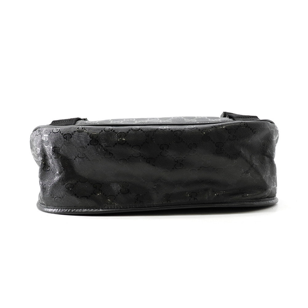 GUCCI GG Imprime Shoulder Bag Black201732 GG implementation