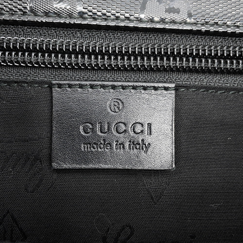 GUCCI GG Imprime Shoulder Bag Black201732 GG implementation