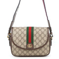 GUCCI Ophidia Shoulder Bag Brown722117 GG Supreme Leather Size Small