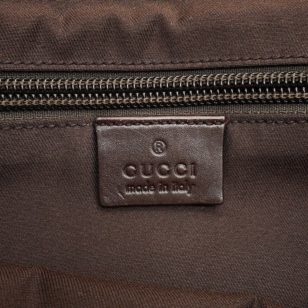 GUCCI GG Canvas Crossbody Bag Beige145851 Canvas Leather