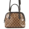 GUCCI GG Crystal 2wayShoulder Bag Brown341504 PVC Leather