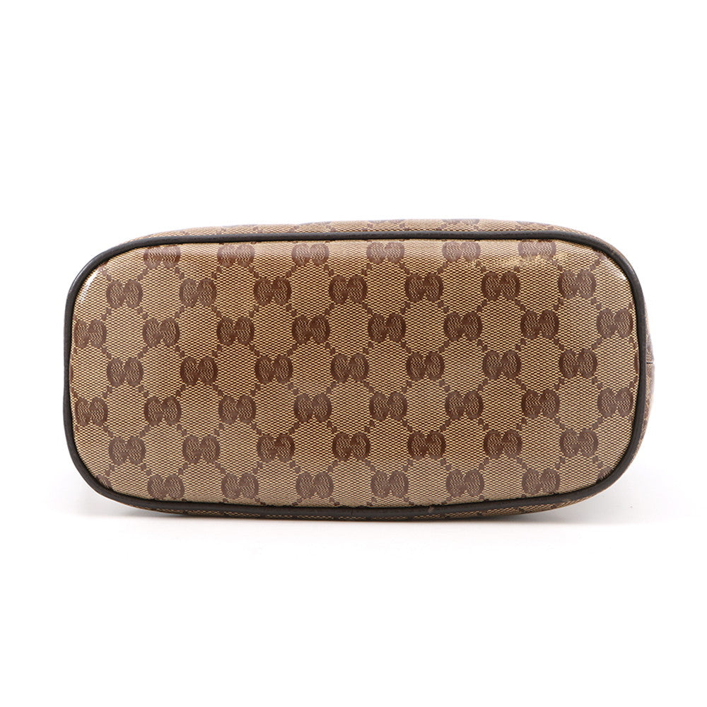 GUCCI GG Crystal 2wayShoulder Bag Brown341504 PVC Leather
