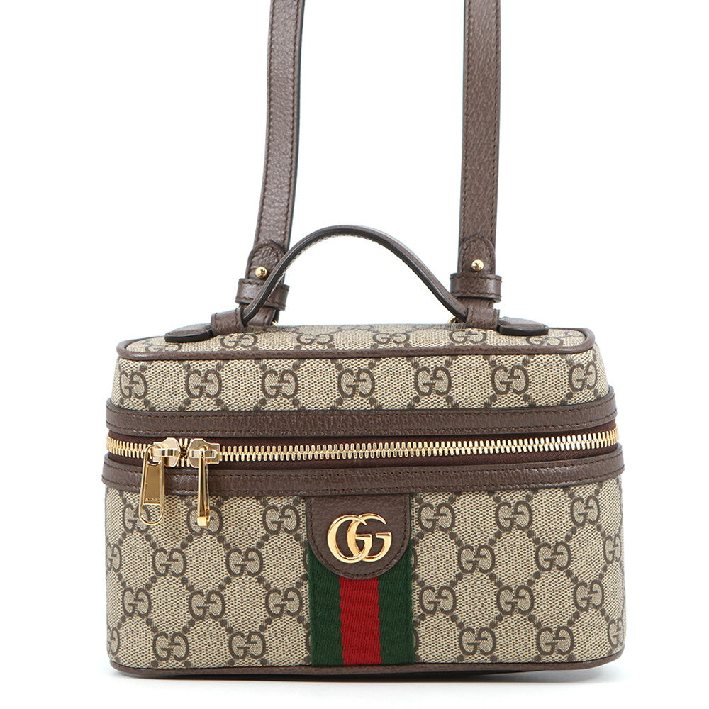 GUCCI Ophidia 2wayBag Brown816357 GG Supreme Leather