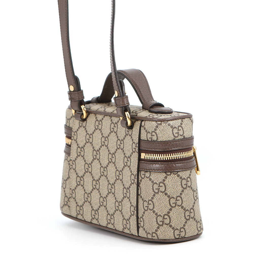 GUCCI Ophidia 2wayBag Brown816357 GG Supreme Leather