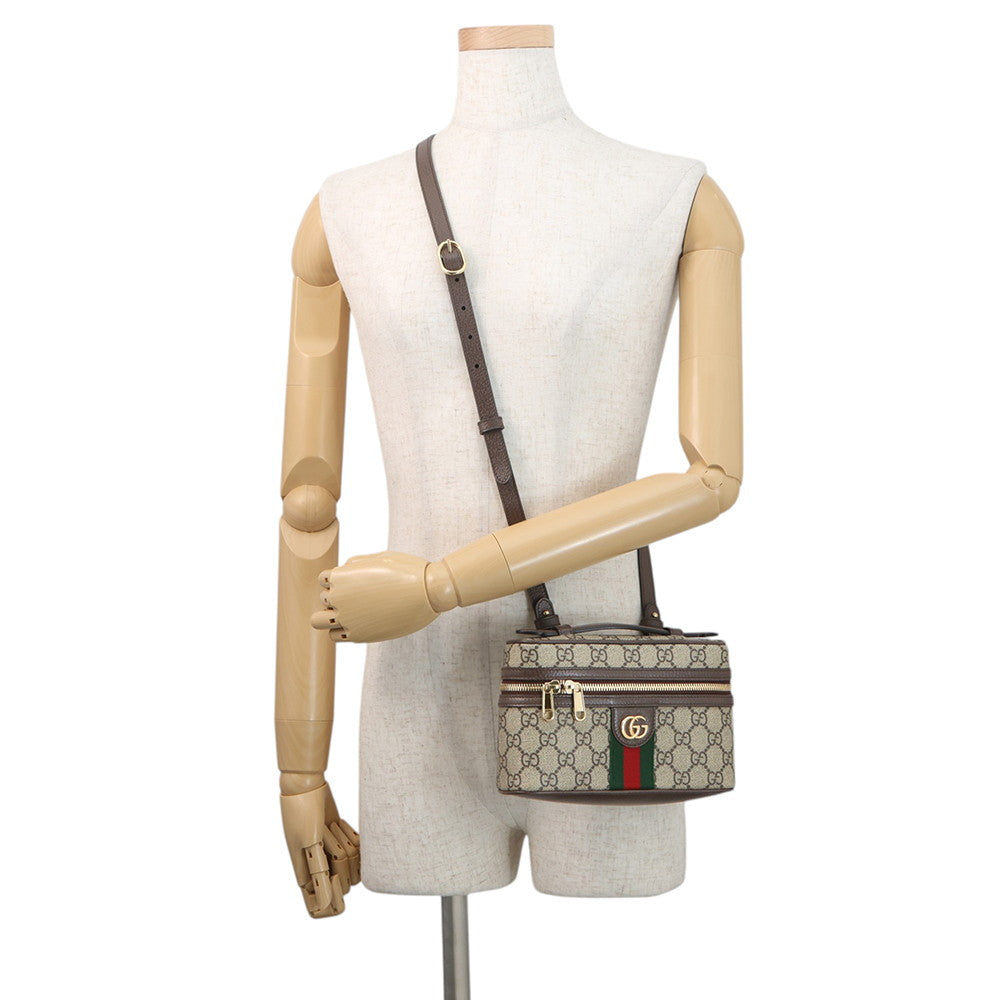 GUCCI Ophidia 2wayBag Brown816357 GG Supreme Leather