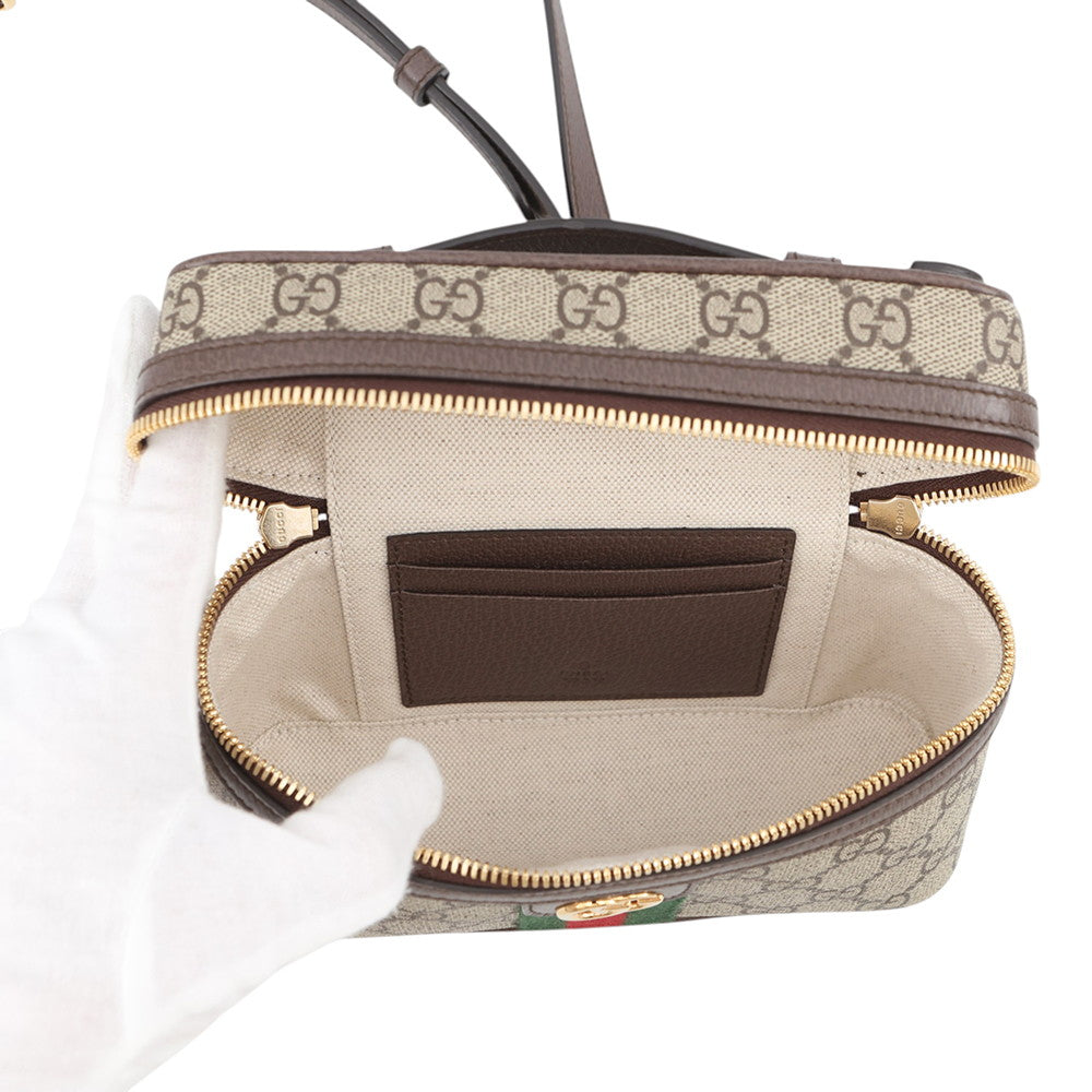 GUCCI Ophidia 2wayBag Brown816357 GG Supreme Leather
