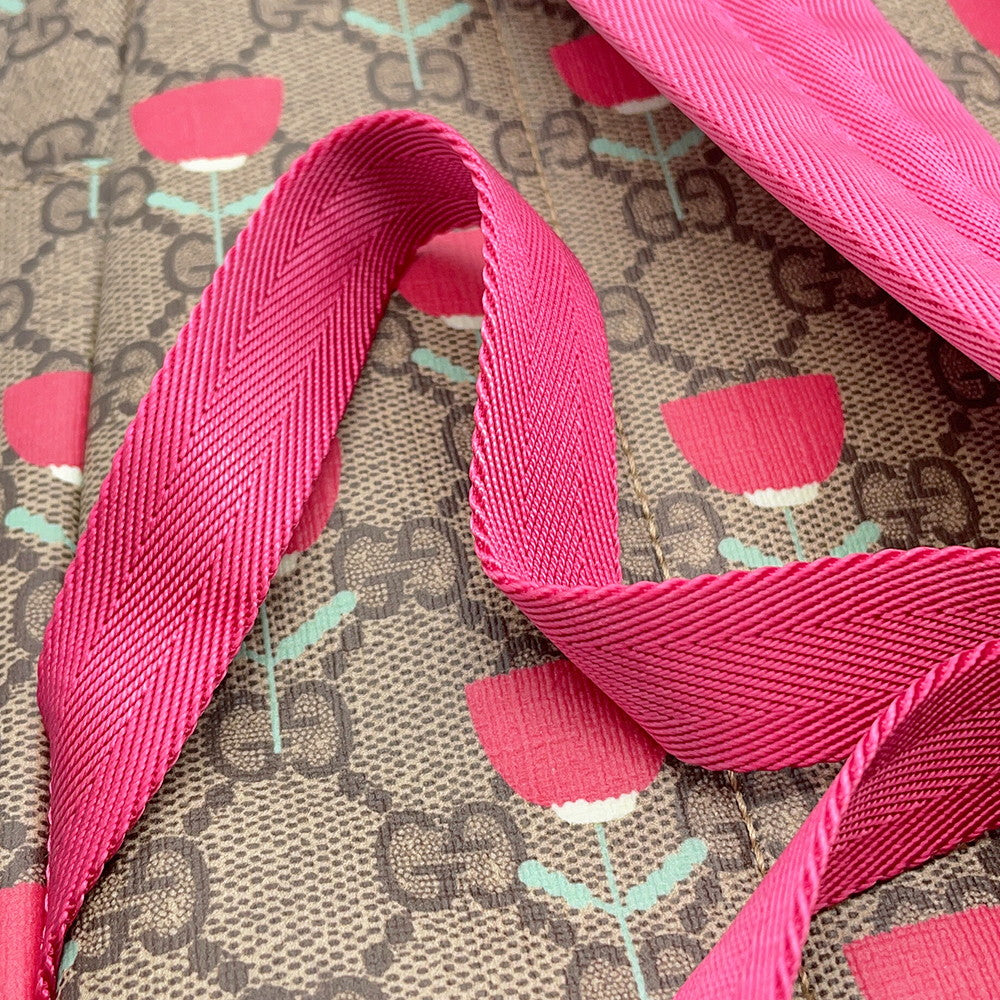 GUCCI GG Supreme Children's Backpack Beige/Pink782708 GG Supreme Leather